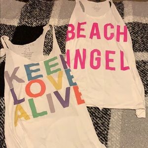 Both tank tops